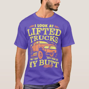 T-shirt Je regarde les camions gonflés La façon dont les g