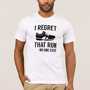T-shirt Je regrette cette course