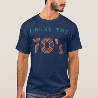 T-shirt Je regrette la famille des années 70
