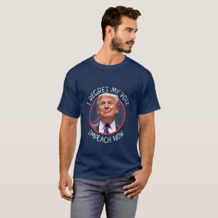 T-shirt Je regrette mon vote, anti Trump Shirt
