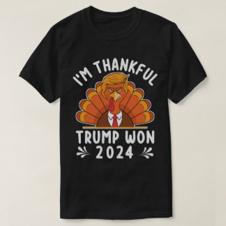 T-shirt Je remercie Trump Won 2024