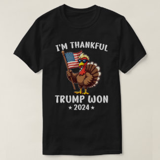 T-shirt Je remercie Trump Won 2024
