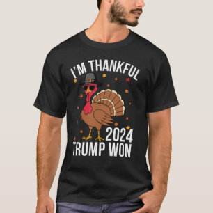 T-shirt Je remercie Trump Won, Trump Thanksgiving