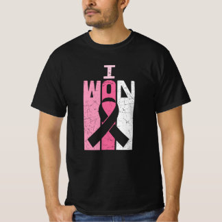 T-shirt Je remporte le combat de sensibilisation au cancer