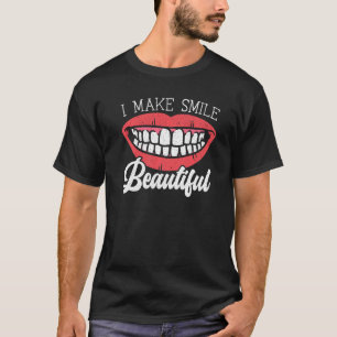 T-shirt Je Rends Smile Beau Dentiste Dentistère Dentaire S