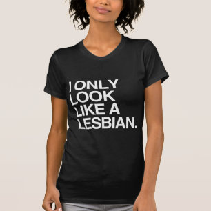 T-SHIRT JE RESSEMBLE SEULEMENT À UNE LESBIENNE - BLANC -