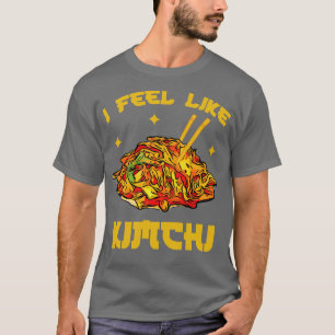 T-shirt Je Ressens La Cuisine Coréenne Kimchi