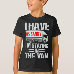 T-shirt Je reste dans la camionnette Funny Phasmophobia jo