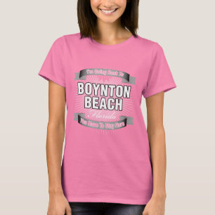 T-shirt Je retourne (la plage de Boynton)