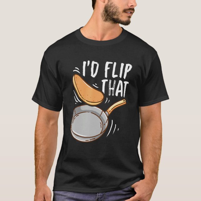 T-shirt Je retournerais cette gaufre à tartiner crêpes jou (Devant)