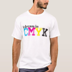 T-shirt Je rêve dans CMYK