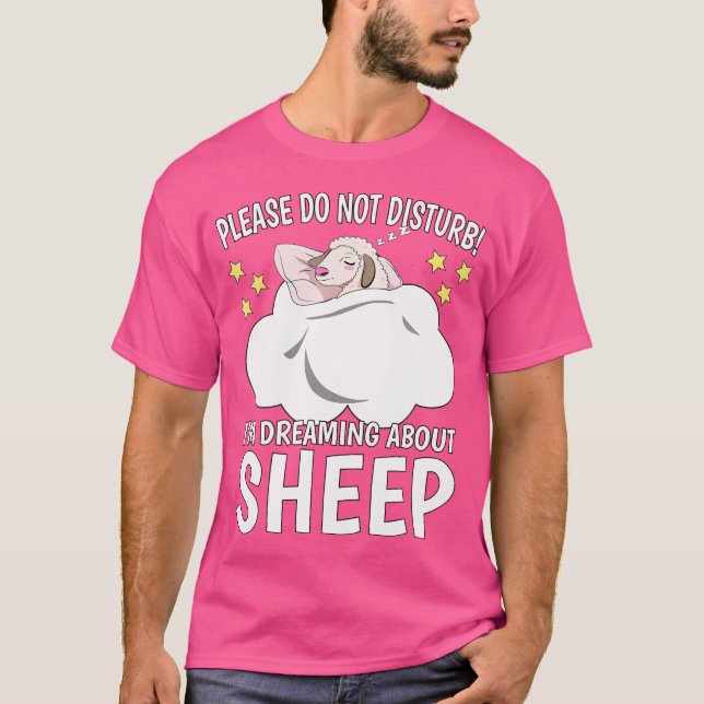 T-shirt Je Rêve De Dormir Naps Pj Sheep (Devant)