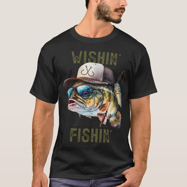 T-SHIRT JE RÊVE DE PÊCHER (Devant)