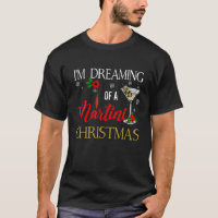 Je rêve d'un Martini Verre de Noël Xma