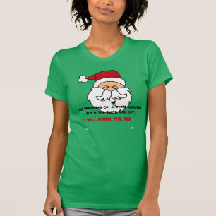 T-shirt Je rêve d'une chemise de Noël blanc