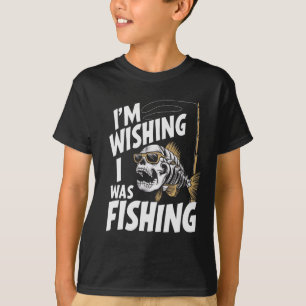 T-shirt Je rêve que je pêche