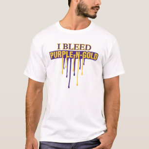 T-shirt Je saigne le pourpre et l'or