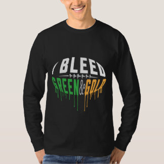 T-SHIRT JE SAIGNE LE VERT ET L'OR