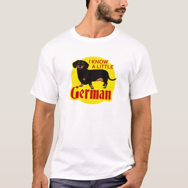T-shirt Je sais allemand (Devant)