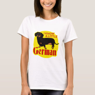 T-shirt Je sais allemand
