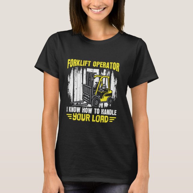 T-shirt Je Sais Comment Manipuler Votre Chargement - Opéra (Devant)