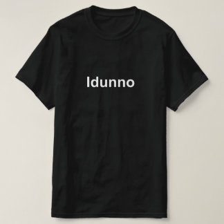 T-shirt Je sais pas