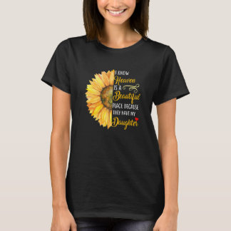 T-shirt Je Sais Que Le Ciel Est Un Beau Endroit Où Ils Ont