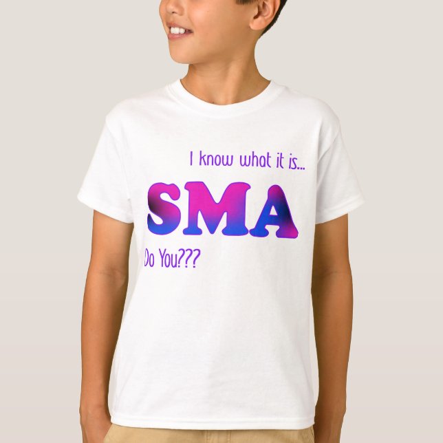 T-shirt Je sais SMA (Devant)