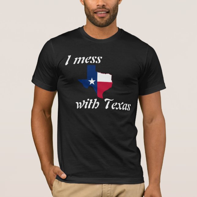 T-shirt Je salis avec le Texas (Devant)