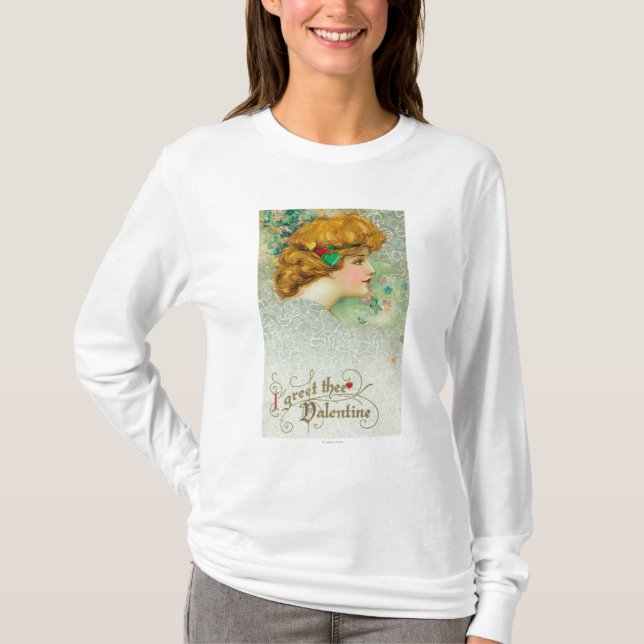 T-shirt Je salue la femme de Thee Valentine (Devant)