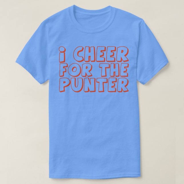 T-shirt je salue le punter 1 (Design devant)