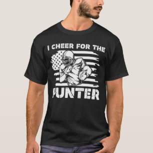 T-shirt Je Salue Le Vintage De Football Américain Punter