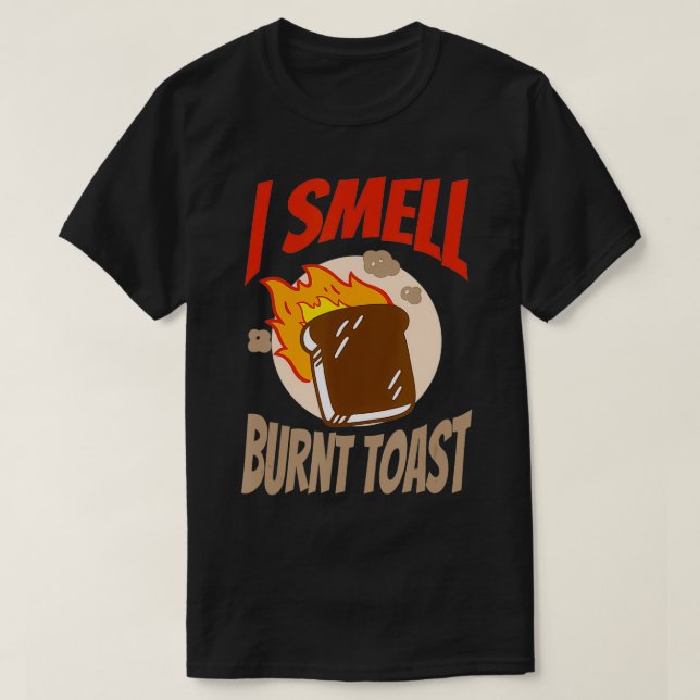 T-shirt Je Sens Brûlé Toast Canadien (Design devant)