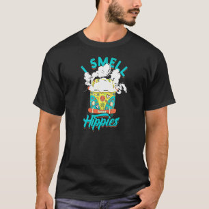 T-shirt Je sens Hippies Hippie gens et mauvaise herbe