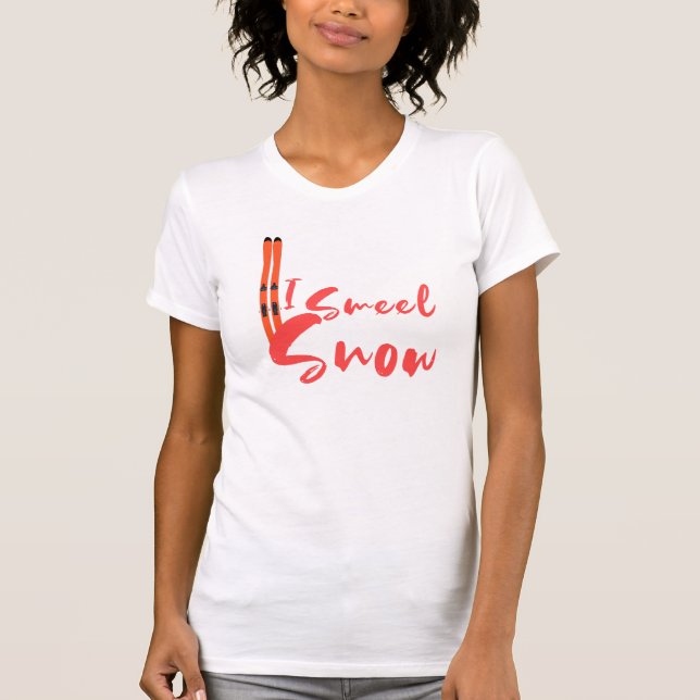 T-shirt Je Sens La Neige (Devant)