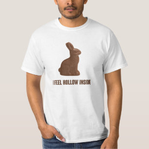 T-shirt Je sens le lapin de Pâques intérieur creux de