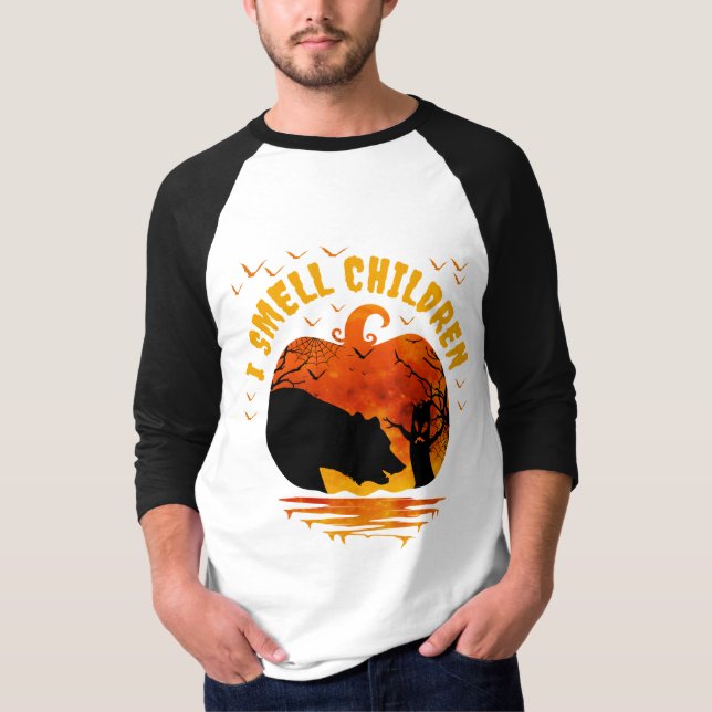 T-shirt "Je sens les enfants" (Devant)