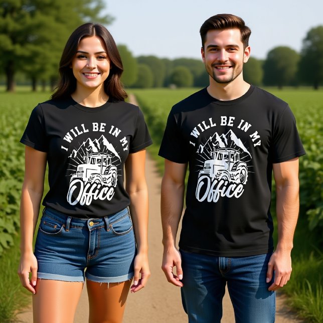 T-SHIRT JE SERAI À MON BUREAU (Créateur téléchargé)