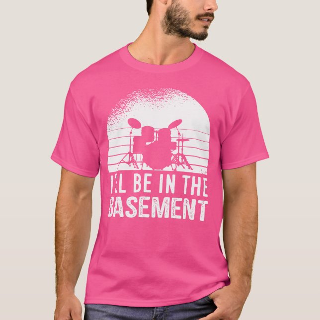 T-shirt Je Serai Dans Le Tambour De Cave (Devant)