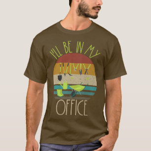 T-shirt Je serai dans mon bureau jardinier jardiner jardin