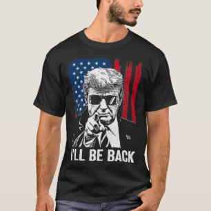 T-shirt Je serai de retour drôle Trump 2024 45 47 Save Ame