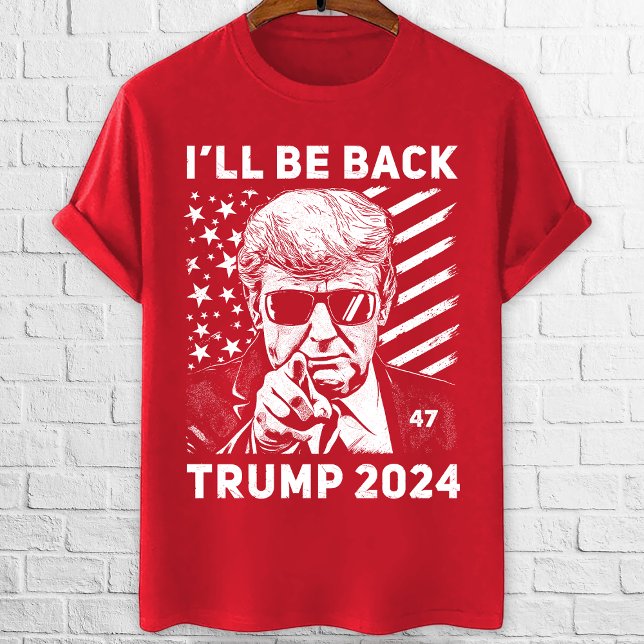 T-shirt Je serai de retour Trump 2024 pro trump (Créateur téléchargé)