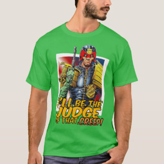 T-shirt Je serai juge de cette conception de bande dessiné