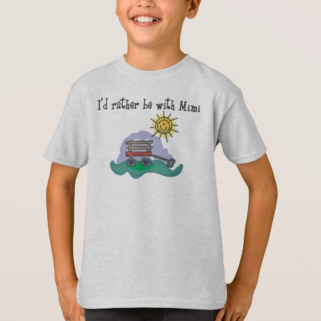 T-shirt Je serais plutôt avec Mimi (Devant)
