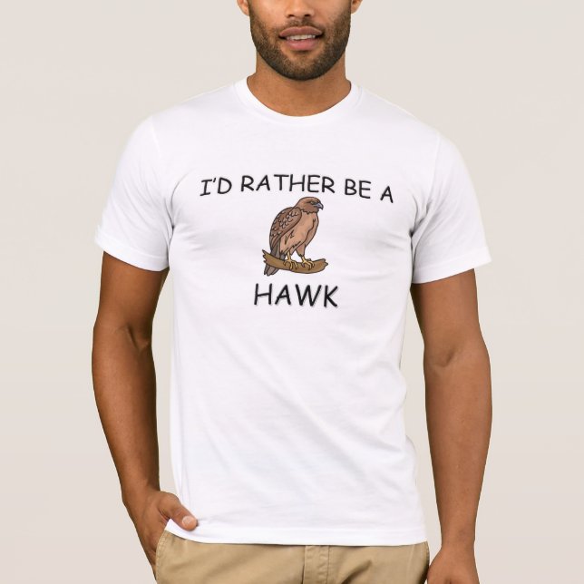 T-shirt Je serais plutôt un faucon (Devant)