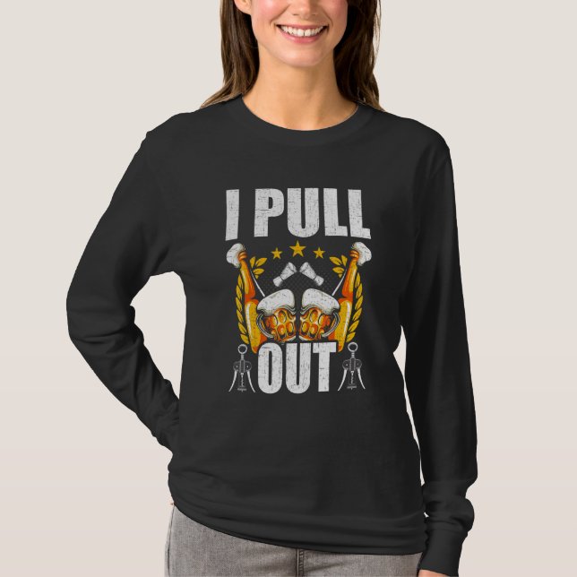 T-shirt Je Sors Barman Barmaid (Devant)