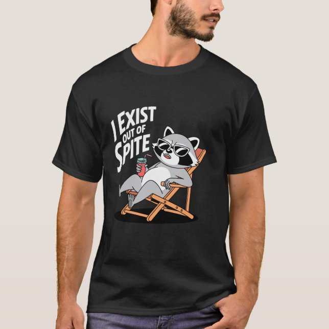 T-shirt Je sors par dépit (Devant)