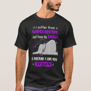 T-shirt Je Souffre De La Sensibilisation À La Sarcoïdose E