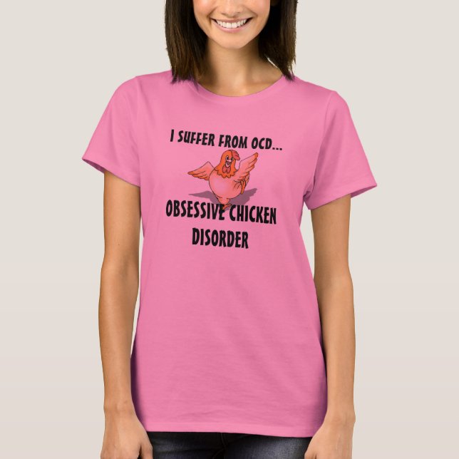 T-shirt Je souffre des dames T d'OCD (Devant)
