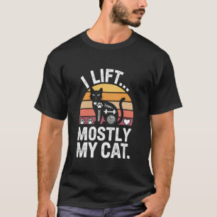 T-shirt Je soulève surtout mon chat drôle de séance d'entr